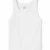 SCHIESSER Long Life Soft singlet (1-pack), heren shirt mouwloos wit