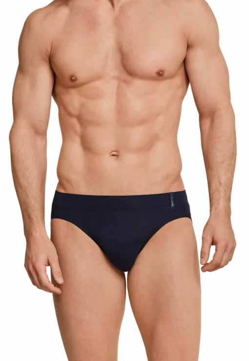 SCHIESSER Long Life Soft slip (1-pack), heren rio slip blauwzwart