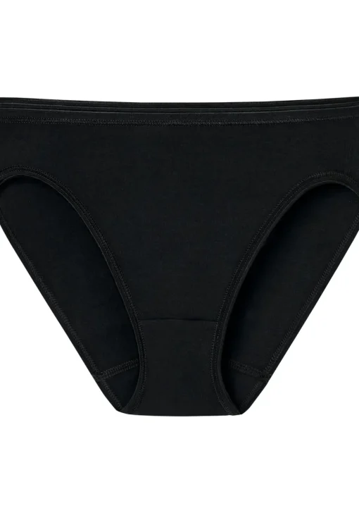 SCHIESSER Luxury dames rio slip (1-pack), zwart