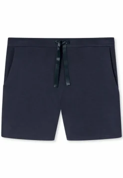 SCHIESSER Mix+Relax loungebroek kort, dames broek kort modal blauw