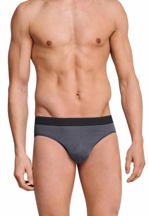 SCHIESSER Personal Fit slip (1-pack), heren rioslip grijs