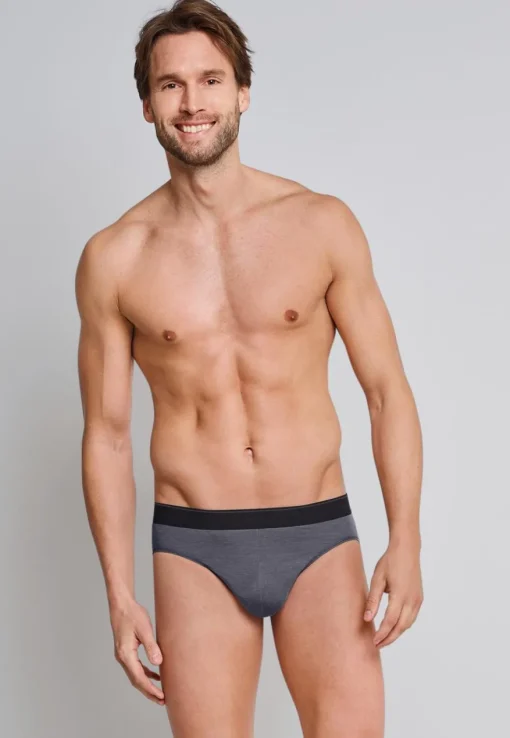 SCHIESSER Personal Fit slip (1-pack), heren rioslip grijs