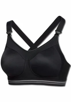 SCHIESSER Sport bh (1-pack), dames sportbeha actief high impact zwart
