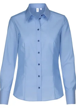 Seidensticker dames blouse regular fit, blauw