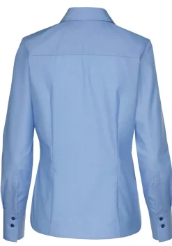 Seidensticker dames blouse regular fit, blauw