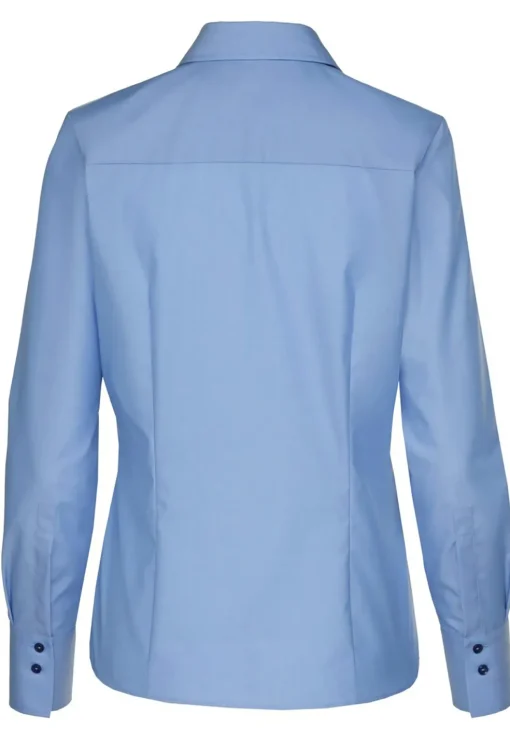 Seidensticker dames blouse regular fit, blauw
