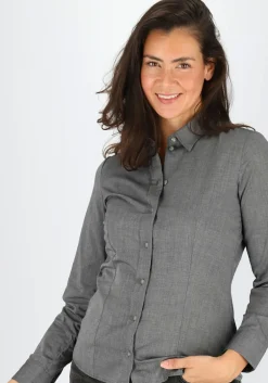 Seidensticker dames blouse regular fit, grijs