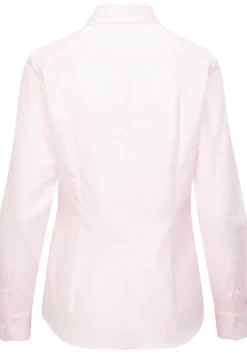 Seidensticker dames blouse slim fit, twill, roze