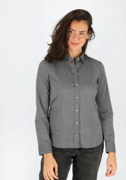 Seidensticker dames blouse regular fit, grijs