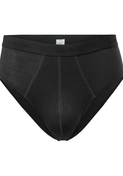 Sloggi Men 24/7 Midi, heren slips (2-pack), zwart