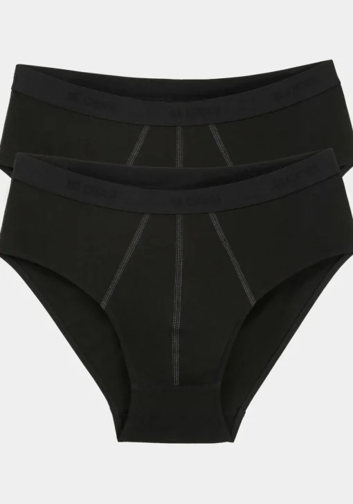 Sloggi Men 24/7 Midi, heren slips (2-pack), zwart