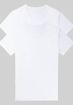 Sloggi Men 24/7 Shirt O-hals, heren T-shirts (2-pack), wit