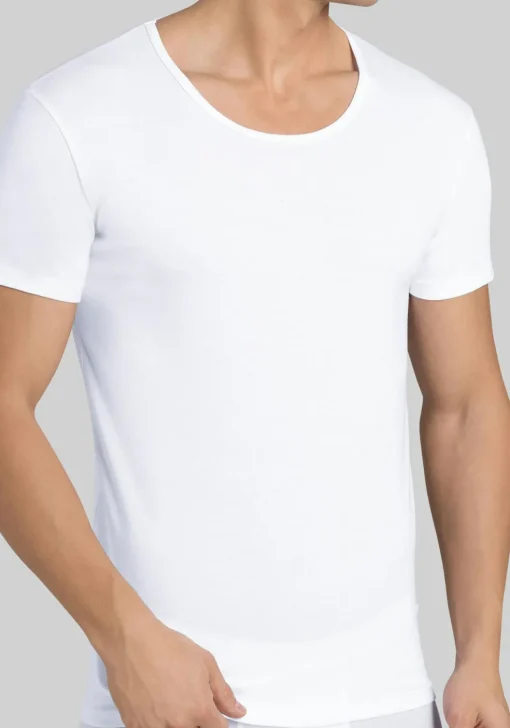 Sloggi Men 24/7 Shirt O-hals, heren T-shirts (2-pack), wit