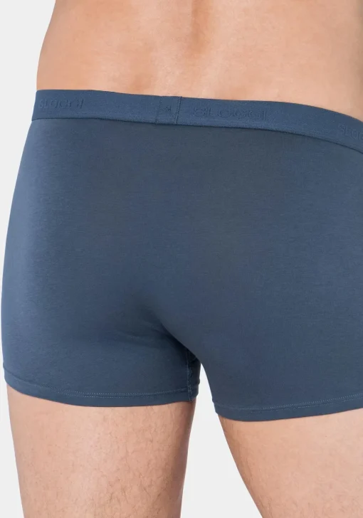 Sloggi Men 24/7 Short, heren boxers (2-pack), blauw