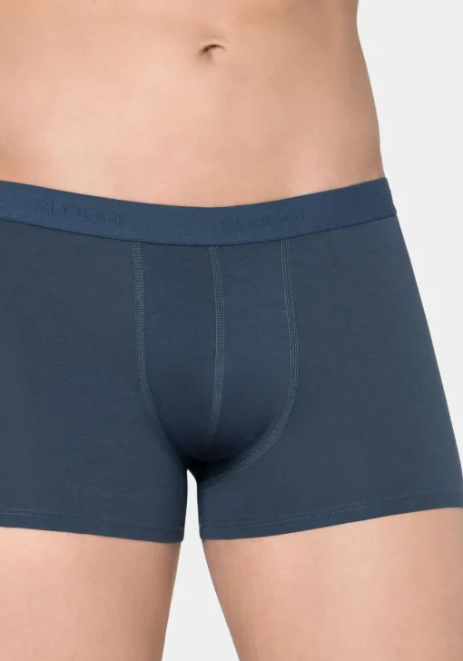 Sloggi Men 24/7 Short, heren boxers (2-pack), blauw