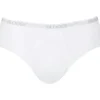 Sloggi Men Basic Midi, heren slip met smalle zijkanten (1-pack), wit