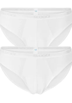 Sloggi Men Basic Mini, heren slips (2-pack), wit