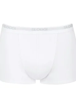 Sloggi Men Basic Short, heren boxershort korte pijp (1-pack), wit