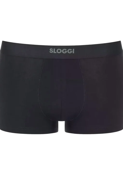 Sloggi Men EVER Ease Hipster, heren boxershort korte pijp (2-pack), zwart
