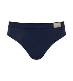 Sloggi Men GO Natural Brief, heren slip met smalle zijkanten (2-pack), kobalt- en donkerblauw