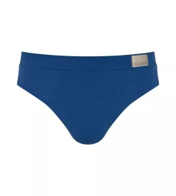 Sloggi Men GO Natural Brief, heren slip met smalle zijkanten (2-pack), kobalt- en donkerblauw