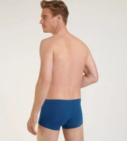 Sloggi Men GO Natural Hipster, heren boxershort korte pijp (2-pack), kobalt- en donkerblauw