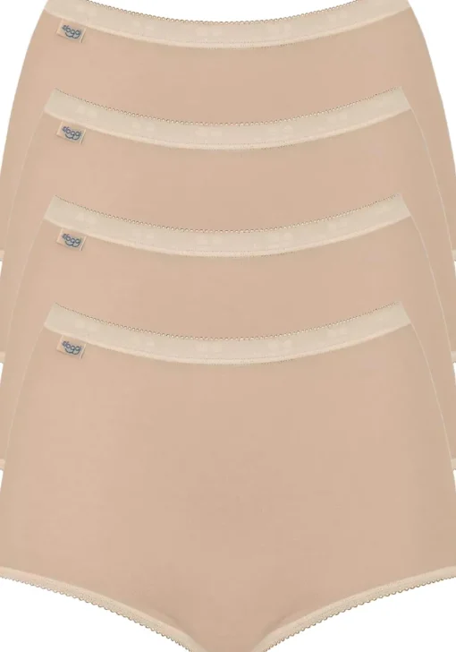Sloggi Women Basic+ Maxi (4-pack), dames slip, beige