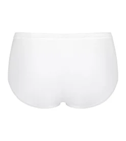 Sloggi Women Basic+ Midi (4-pack), dames slip, wit, grijs, lila, zwart