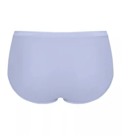 Sloggi Women Basic+ Midi (4-pack), dames slip, wit, grijs, lila, zwart
