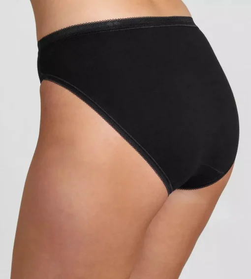 Sloggi Women Basic+ Tai (4-pack), dames slip, zwart