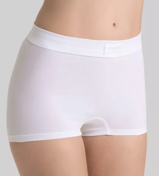Sloggi Women Double Comfort Short (1-pack), dames boxer, wit