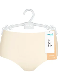 Sloggi Women ZERO Feel Maxi EX, onzichtbare hoge dames slip, off white