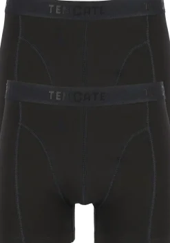 TEN CATE Basics men shorts (2-pack), heren boxers normale lengte, zwart