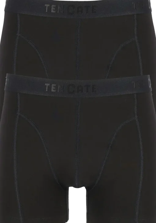 TEN CATE Basics men shorts (2-pack), heren boxers normale lengte, zwart