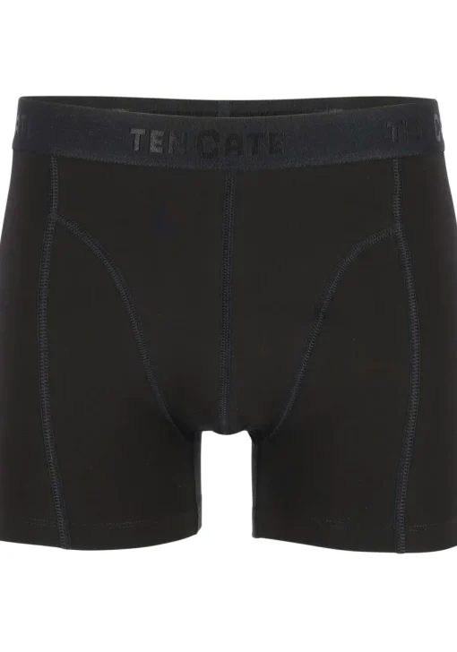TEN CATE Basics men shorts (2-pack), heren boxers normale lengte, zwart