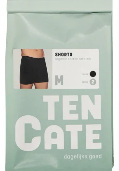 TEN CATE Basics men shorts (2-pack), heren boxers normale lengte, zwart
