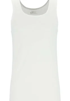 TEN CATE Basics men singlet (2-pack), heren hemden O-hals, wit