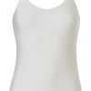 TEN CATE Secrets women top 2-way (1-pack), dames hemd O- en V-hals, off white