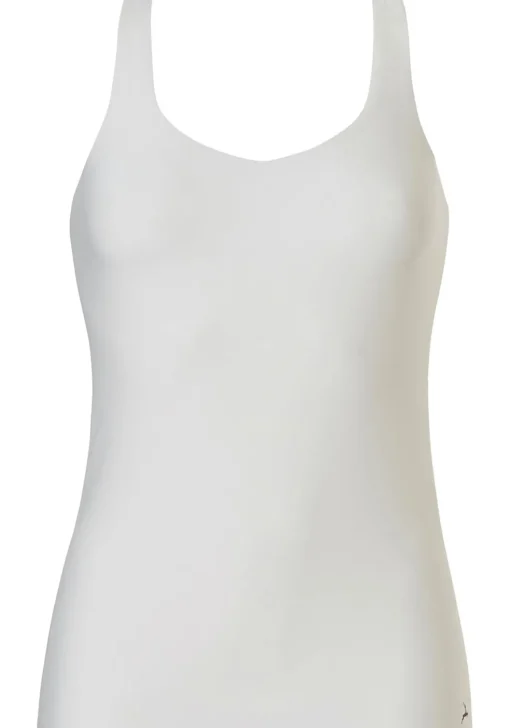 TEN CATE Secrets women top 2-way (1-pack), dames hemd O- en V-hals, off white