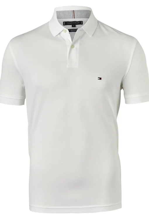 Tommy Hilfiger 1985 regular fit polo, wit