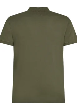 Tommy Hilfiger 1985 Slim Polo, heren poloshirt, olijfgroen