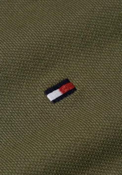 Tommy Hilfiger 1985 Slim Polo, heren poloshirt, olijfgroen