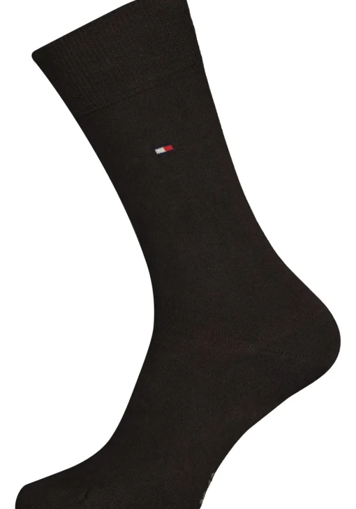 Tommy Hilfiger Classic Socks (2-pack), herensokken katoen, donkerbruin