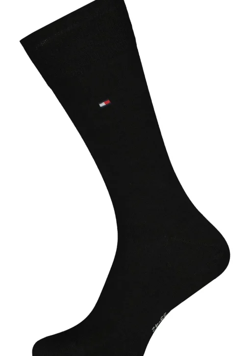 Tommy Hilfiger Classic Socks (2-pack), herensokken katoen, zwart