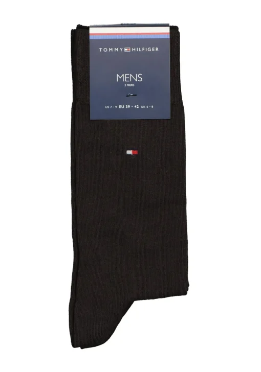 Tommy Hilfiger Classic Socks (2-pack), herensokken katoen, donkerbruin