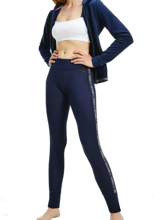 Tommy Hilfiger dames Authentic legging, dun, blauw