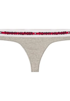 Tommy Hilfiger dames Nature Tech string (1-pack), grijs melange Mid Grey Heather