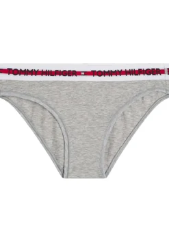 Tommy Hilfiger dames Nature Tech bikini slip (1-pack), grijs melange Mid Grey Heather