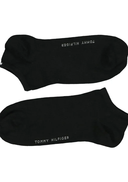 Tommy Hilfiger damessokken Sneaker (2-pack), korte enkelsok katoen, zwart
