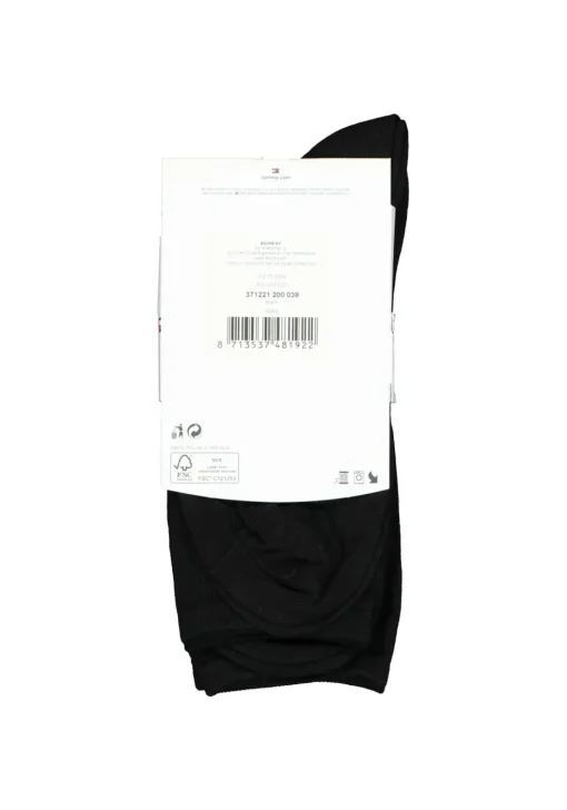 Tommy Hilfiger damessokken Casual (2-pack), uni katoen, zwart